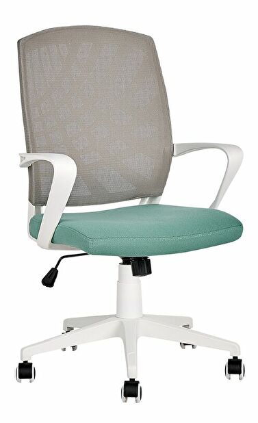 Kancelářská židle Bronia (šedá + modrá)