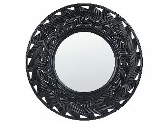 Nástěnné zrcadlo Tempest (černá)