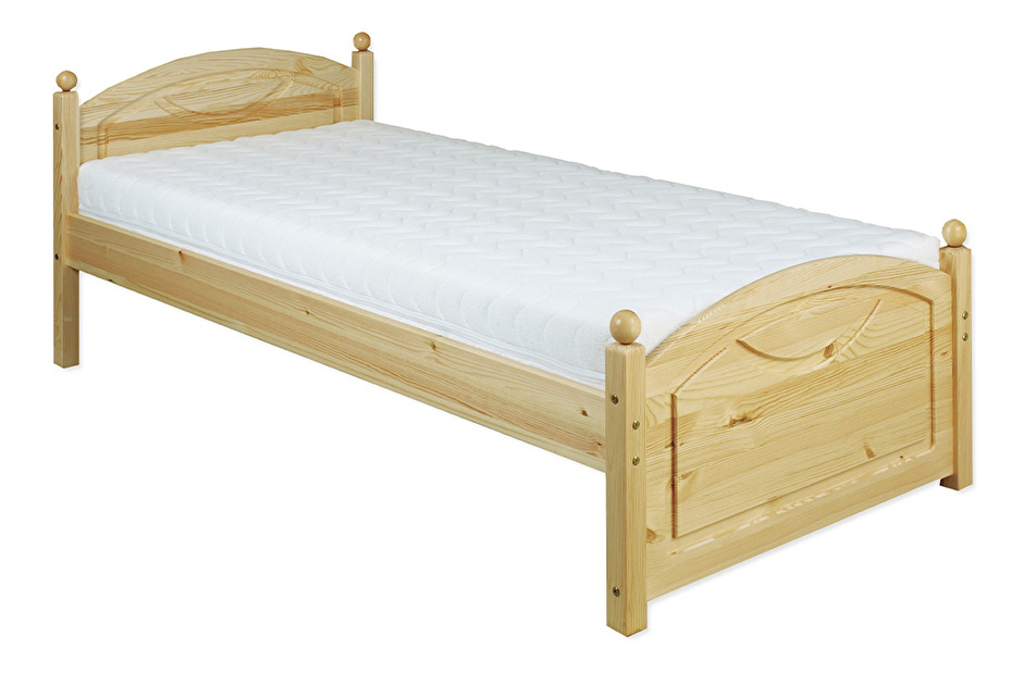 Jednolůžková postel 80 cm LK 126 (masiv)