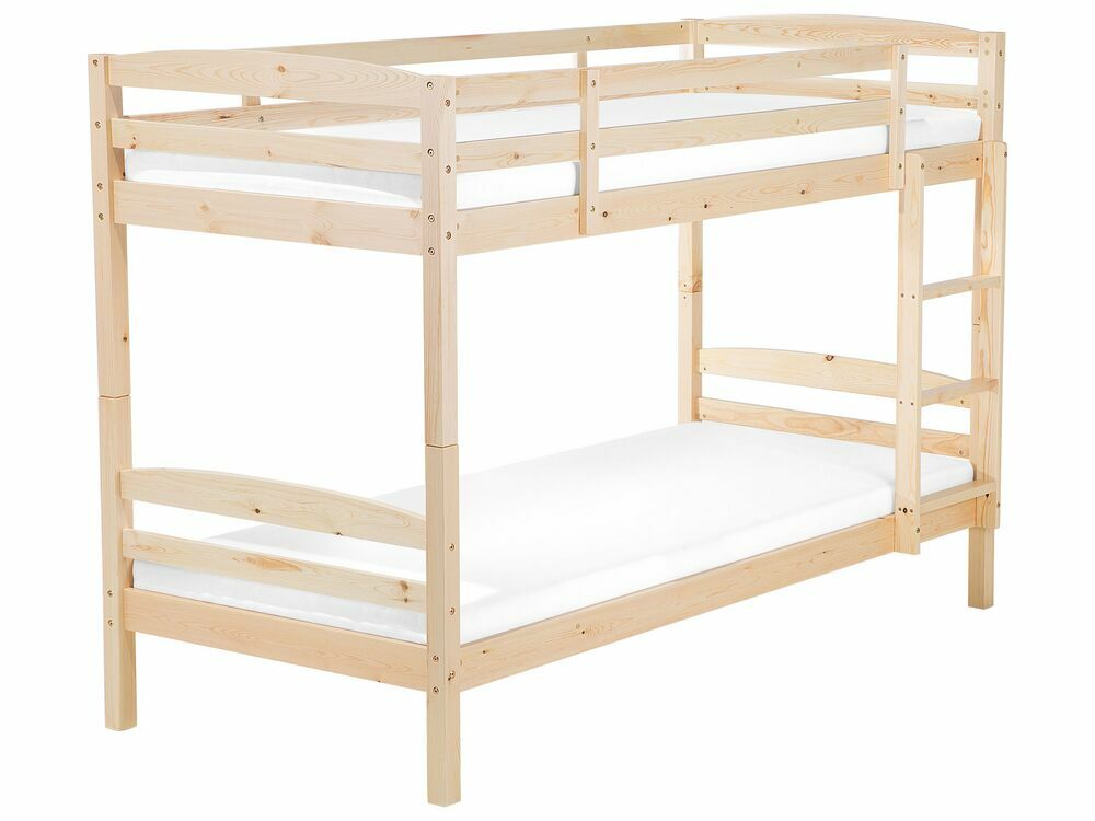 Patrová postel 90 cm Respond (s roštem) (světlé dřevo)