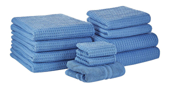 Sada 11 ks ručníků Aixin (modrá)