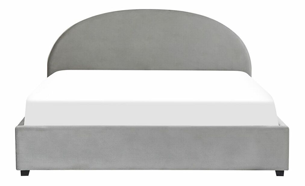 Manželská postel 180 cm Verena (šedá) (s roštem a úložným prostorem)