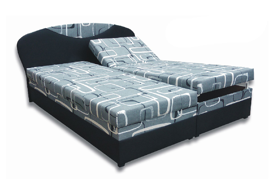 Manželská postel 160 cm Island 2 (s matracemi)