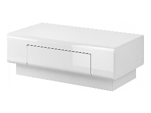 Konferenční stolek Tamie Typ 99 (bílá + lesk bílý)