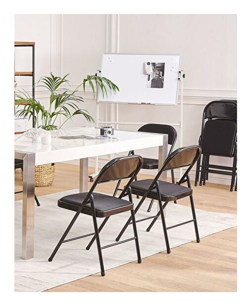 Set 4 ks. jídelních židlí SARPO (černá)