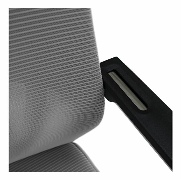 Konferenční židle KABUR (šedá + černá)