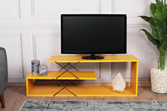 TV stolek / skříňka Ziky (žlutá)