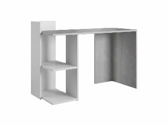 Pc stolek Paca 1 (beton + bílá matná) *výprodej