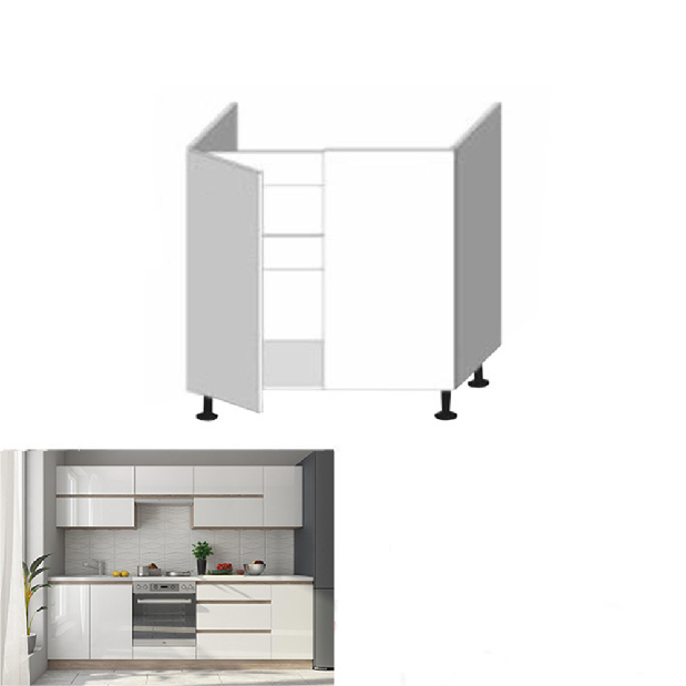 Dolní kuchyňská skříňka D80 ZL Lilouse
