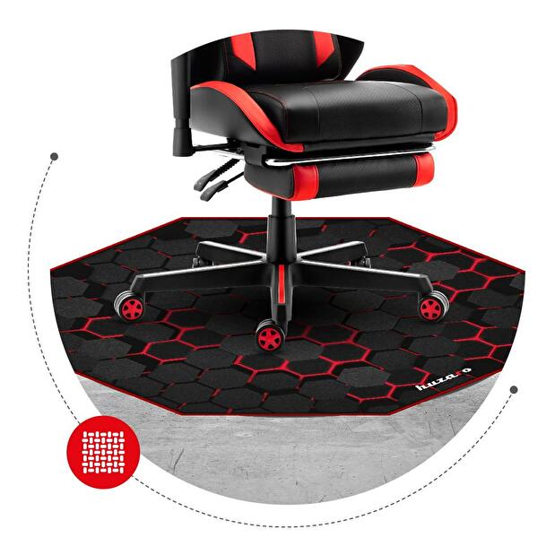 Podložka pod kancelářskou židli Floormaster 2 (černá + červená)