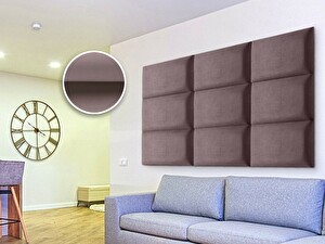 Čalouněný panel Soundless 40x30 cm (růžový)
