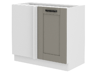 Dolní kuchyňská skříňka Lucid 105 ND 1F BB (claygrey + bílá)