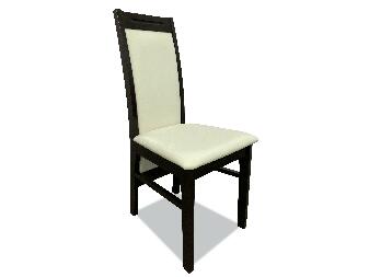 Jídelní židle Kalis (krémová + černá)