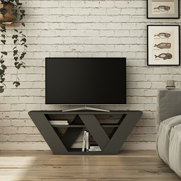 TV stolek/podstavec Pira (antracit)