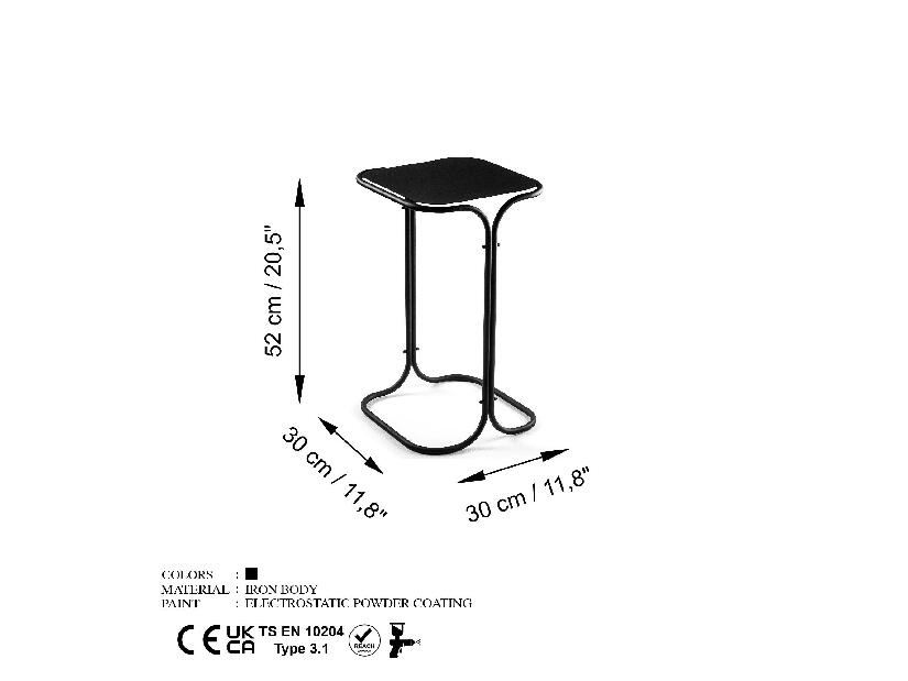  Konferenční stolek Museli 2 (černá)
