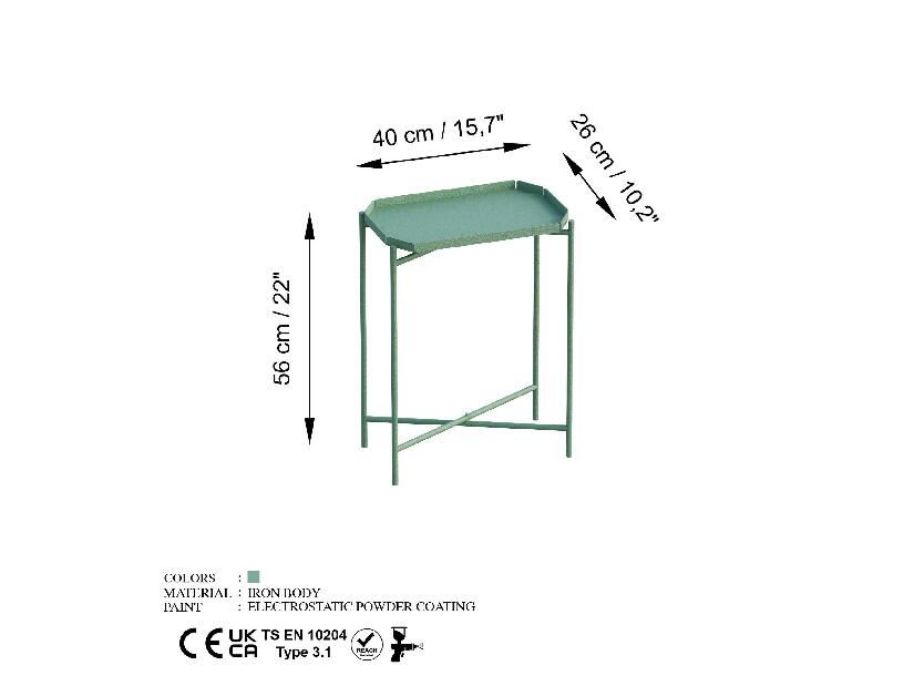  Konferenční stolek Museli 9 (zelená)