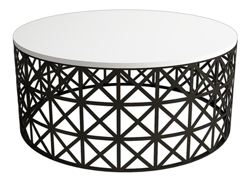 Konferenční stolek Vutada (bílá + černá)