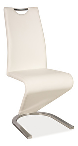 Jídelní židle Hugo (ekokůže bílá) *výprodej