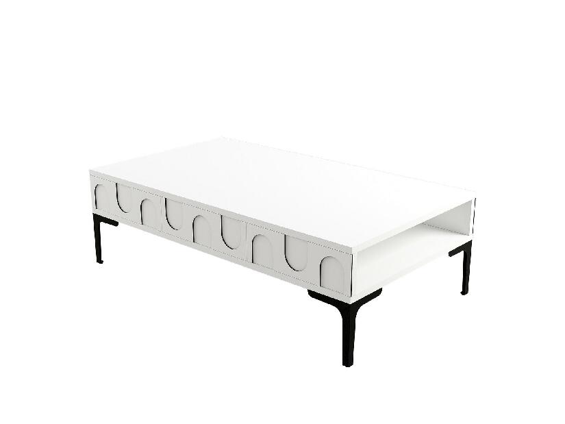  Konferenční stolek Bipemu 1 (bílá + černá)