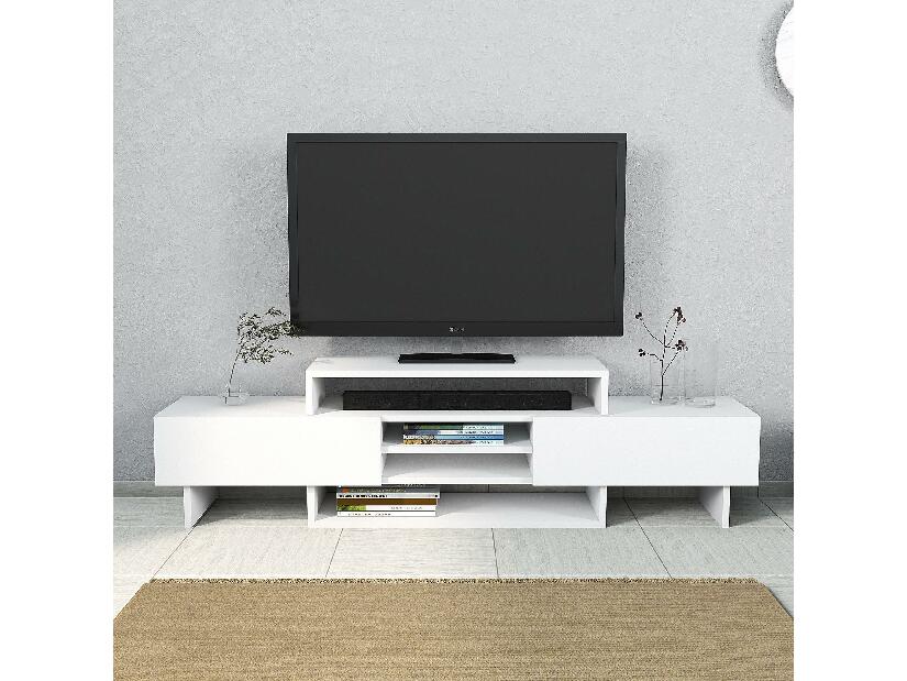  TV stolek/skříňka Lisuku (bílá)
