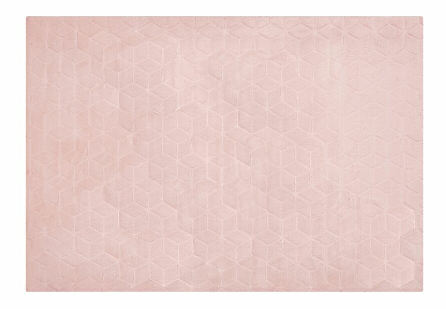 Koberec z umělé kožešiny 160 x 230 cm Thae (růžová)