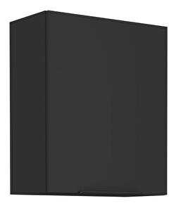 Horní kuchyňská skříňka Sobera 60 G 72 1F (černá)