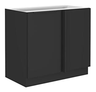 Dolní kuchyňská skříňka Sobera 105 ND 1F BB (černá)
