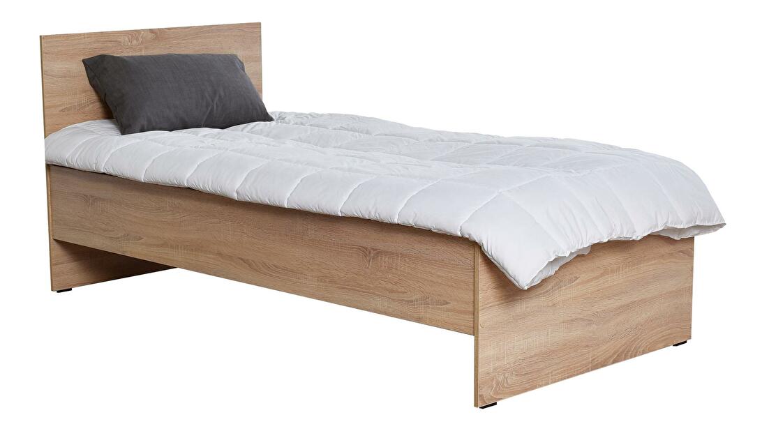 Jednolůžková postel 90 cm Vobima 1 (dub sonoma) (s roštem)