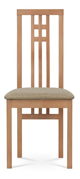 Jídelní židle Banwell-2482 BUK3 (buk + béžová)