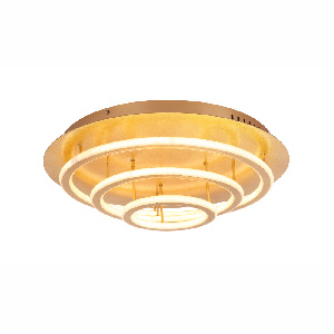 Stropní/nástěnné svítidlo LED Arryn 49252-100G (zlatá + opál) (Stmívatelné)