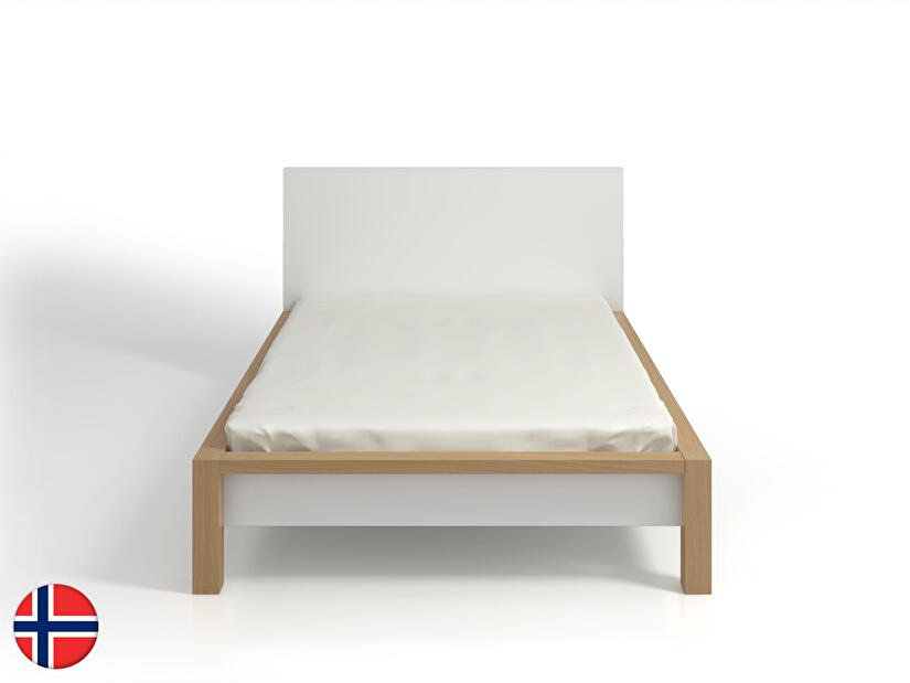 Manželská postel 200 cm Naturlig Lavikker (s roštem)
