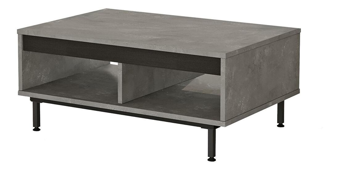  Konferenční stolek Dopabi (šedá + černá)