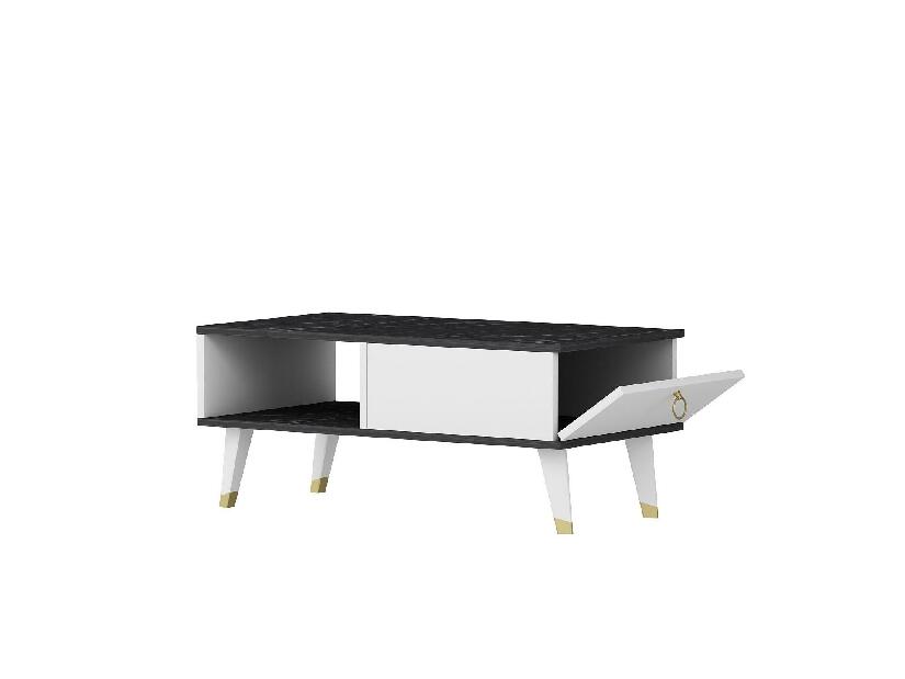 Konferenční stolek Papina (černá + bílá)