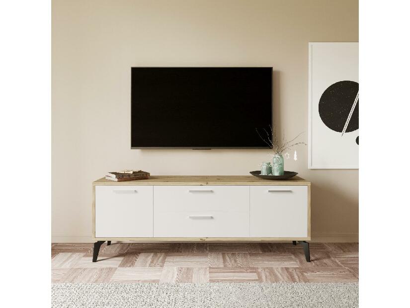  TV stolek/skříňka Lovavi (bílá)