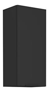Horní kuchyňská skříňka Sobera 40 G 90 1F (černá)