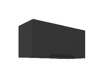 Horní kuchyňská skříňka Sobera 80 GU 36 1F (černá)