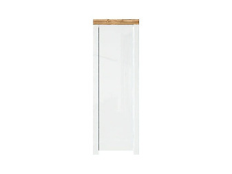 Šatní skříň BRW Holten REG1D/200 (bílá + wotan + lesk bílý) *výprodej