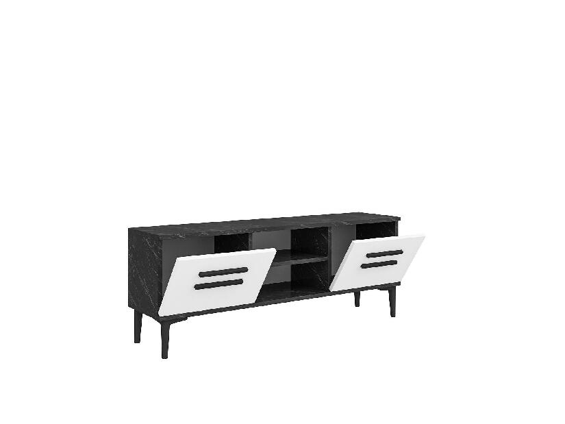  TV stolek/skříňka Vapove (černá + bílá)