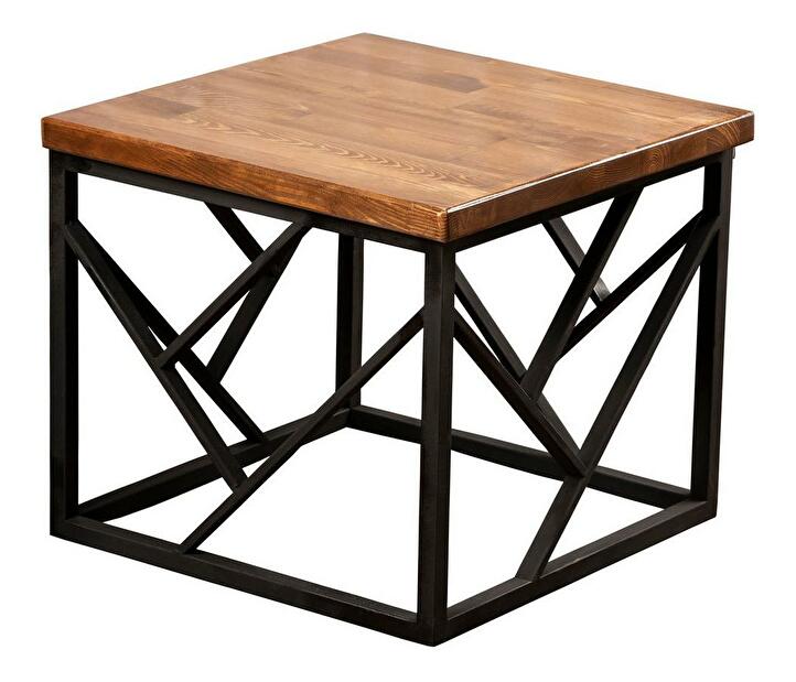  Konferenční stolek Vamida (ořech + černá)