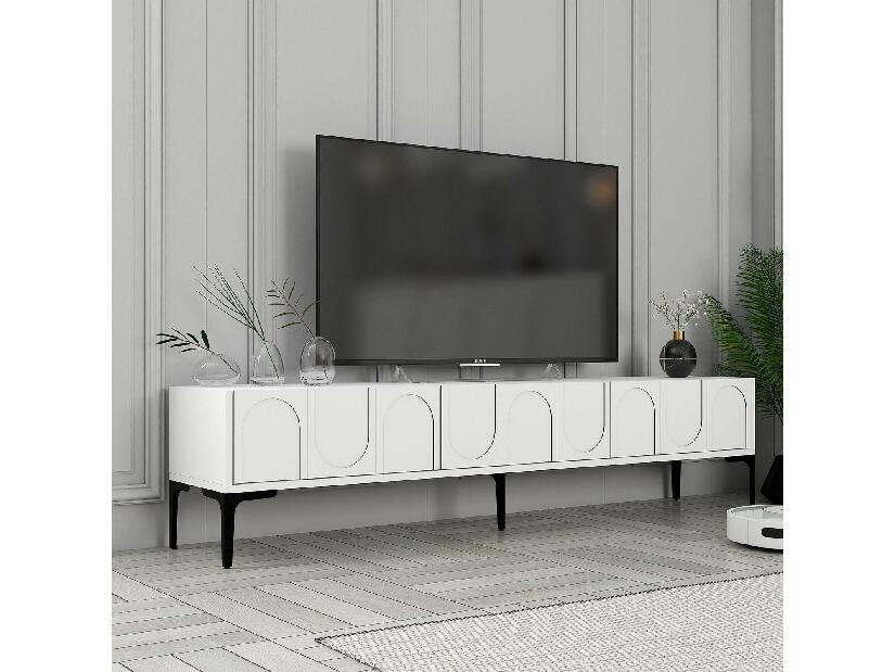  TV stolek/skříňka Bipemu 3 (bílá + černá)