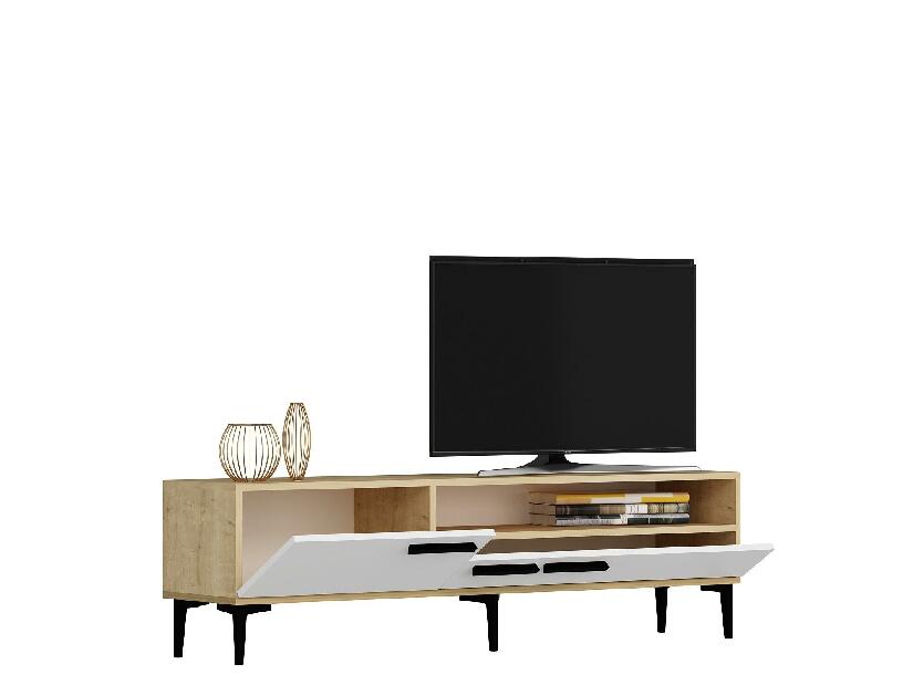  TV stolek/skříňka Sepada 1 (dub + bílá)
