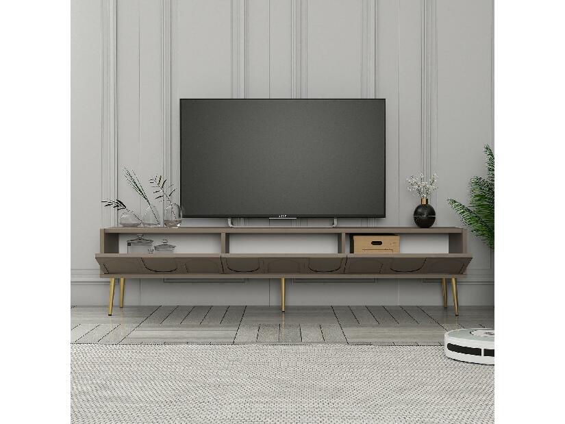  TV stolek/skříňka Bipemu 3 (atlas + zlatá)
