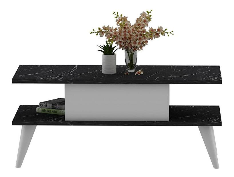  Konferenční stolek Disevo 1 (černá + bílá)