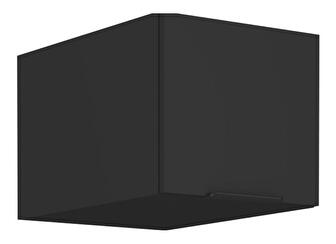 Horní kuchyňská skříňka Sobera 40 NAGU 36 1F (černá)