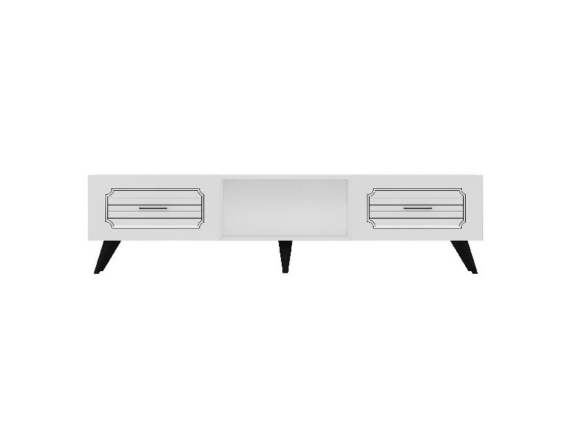  TV stolek/skříňka Kubude (bílá)