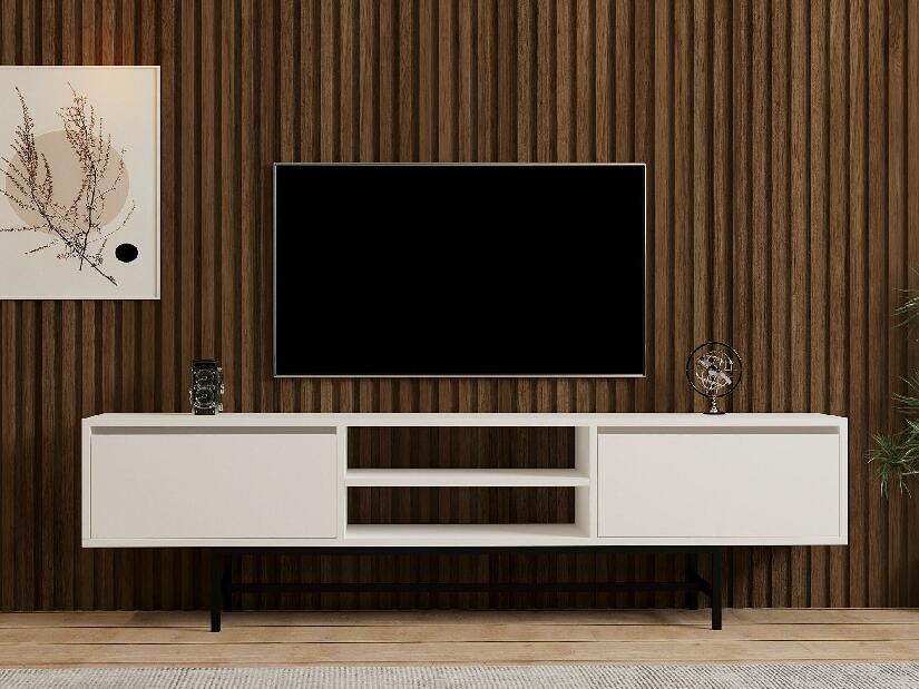  TV stolek/skříňka Nubola (bílá)