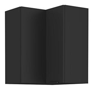 Horní rohová kuchyňská skříňka Sobera 60x60 GN 72 2F (černá)