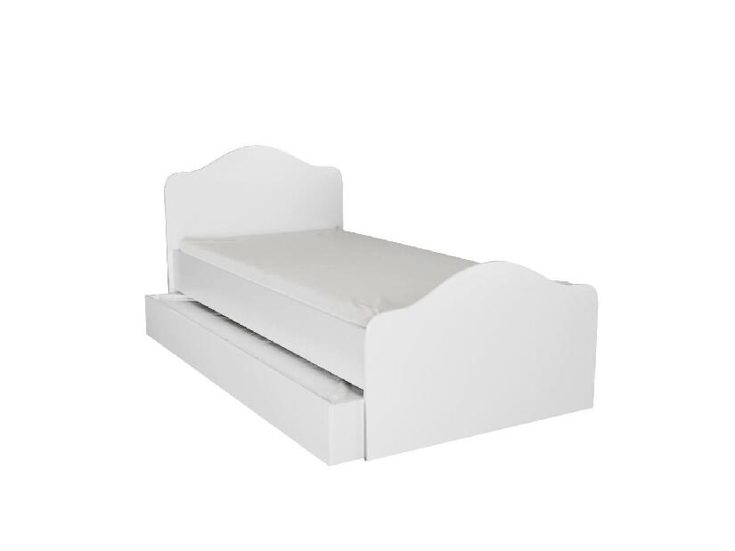 Jednolůžková postel 90 cm Sabese 4 (bílá) (s roštem)
