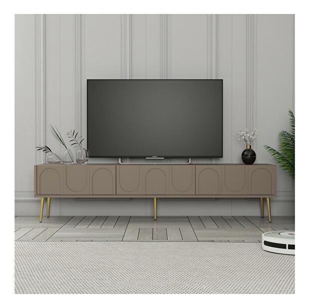  TV stolek/skříňka Bipemu 3 (atlas + zlatá)