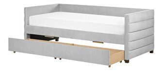 Jednolůžková postel 200 x 90 cm Marza (šedá)